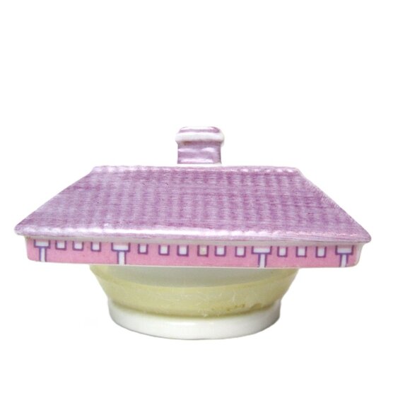 Original Lenox Spice Village Thyme TOP ONLY Spice Jar Lid Cottage House Ceramic - Picture 1 of 7